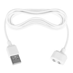 Satisfyer - mágneses USB-töltőkábel (fehér)