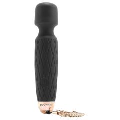 Bodywand Luxe - akkus, mini masszírozó vibrátor (fekete)
