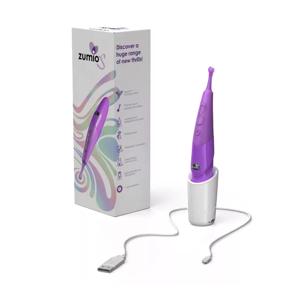 Zumio Soft - akkus csikló vibrátor (lila)