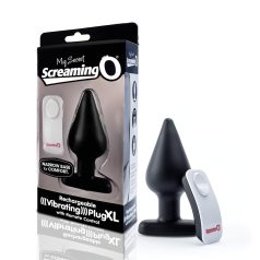 Screaming Plug XL - anál vibrátor (fekete) Screaming Plug XL - anál vibrátor (fekete)