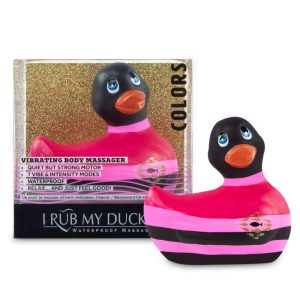 My Duckie Colors 2.0 - vízálló csiklóvibrátor (fekete-pink)