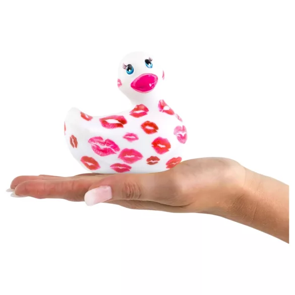 My Duckie Romance 2.0 - vízálló csikló vibrátor, csiklóizgató (fehér-pink)