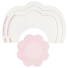 Bye Bra A-C - láthatatlan mellemelő tapasz - pink (3 pár)