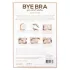 Bye Bra D-F - pink láthatatlan push-up melltartó tapasz (6 db)