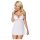 Obsessive 810-BAB-2 - csipke babydoll és tanga (fehér)