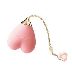   ZALO Baby Heart - akkus, vízálló luxus csikló vibrátor (pink)