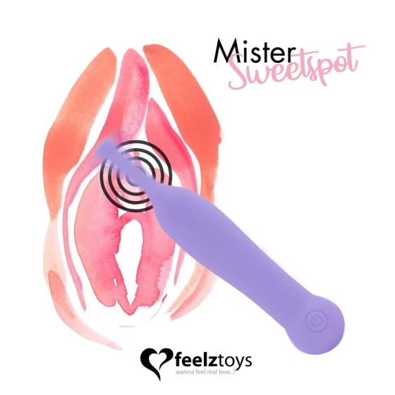 FEELZTOYS Mister Sweetspot - akkus, vízálló csiklóvibrátor (lila)