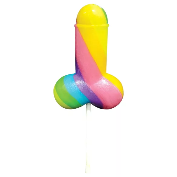 Rainbow Cock Pop - pénisz alakú gyümölcsös nyalóka (85 g)