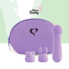   FEELZTOYS Mister bunny - vízálló, mini masszírozó vibrátor szett (lila)