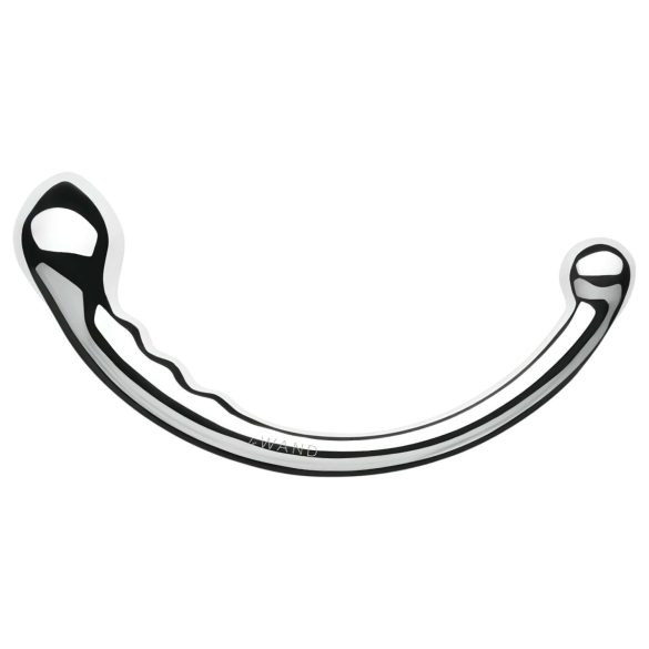 Le Wand - kétvégű rozsdamentes acél dildó (ezüst)