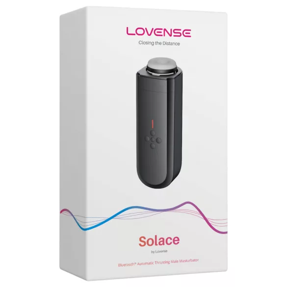 Lovense Solace - App-vezérelt maszturbátor, férfiaknak (fekete)