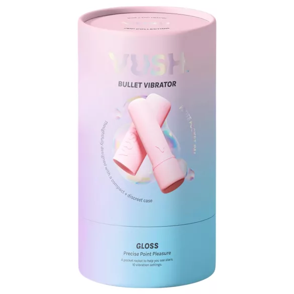 Vush Pop Gloss - akkus, vízálló mini vibrátor (pink)