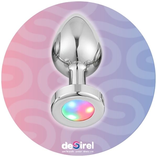 Desirel GlowPlug világító anál plug - szexaruhaz.hu sex shop
