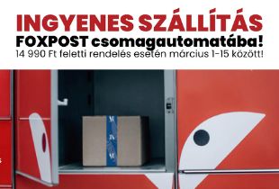 Ingyenes szállítás Foxpost automatákba!