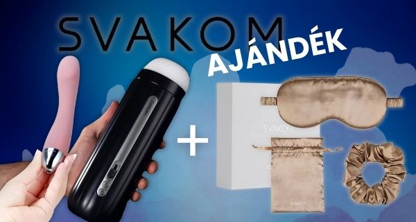 SVAKOM vibrátor mellé most ajándék Self-Love Kit jár!